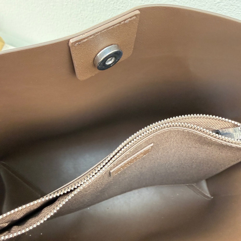 Mango Dark Brown Shoulder Bag - Picture 8 of 11